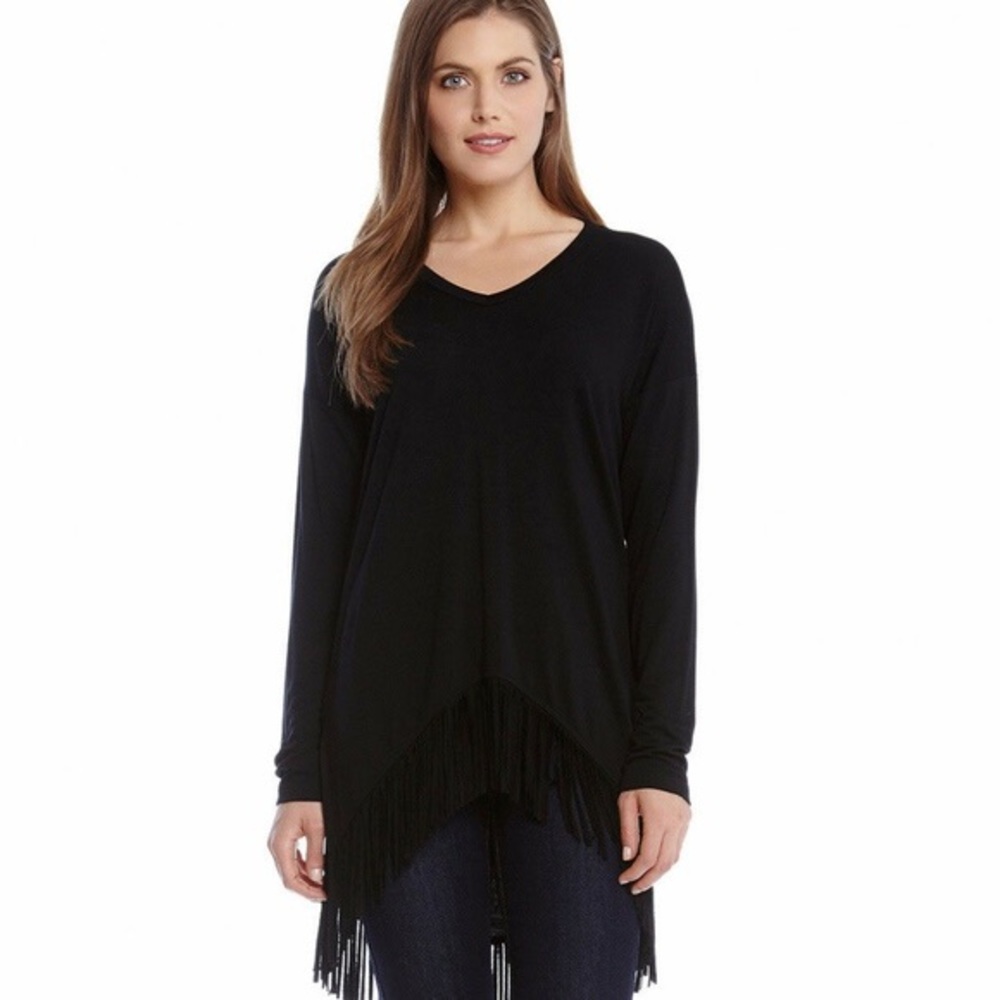 Karen Kane fringe tunic